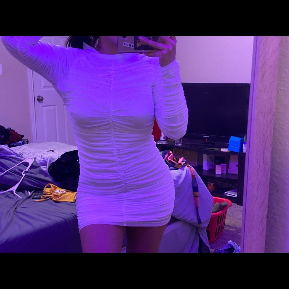white dress
